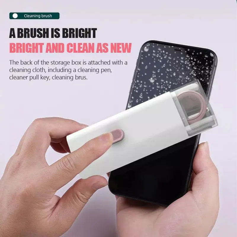 7-In-1 Keyboard Cleaning Brush Kit Earphones Cleaning Pen for Airpods Iphone Cleaning Tools Computer Cleaner Kit Keycap Puller