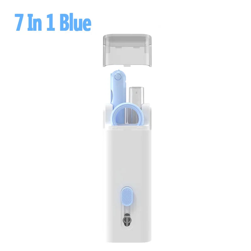7-In-1 Keyboard Cleaning Brush Kit Earphones Cleaning Pen for Airpods Iphone Cleaning Tools Computer Cleaner Kit Keycap Puller